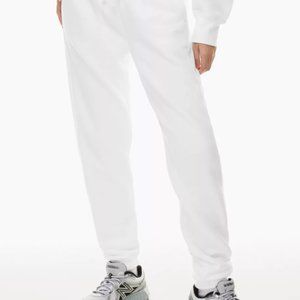 Aritzia TNA Cozy Fleece Sweatpant, White, Size M